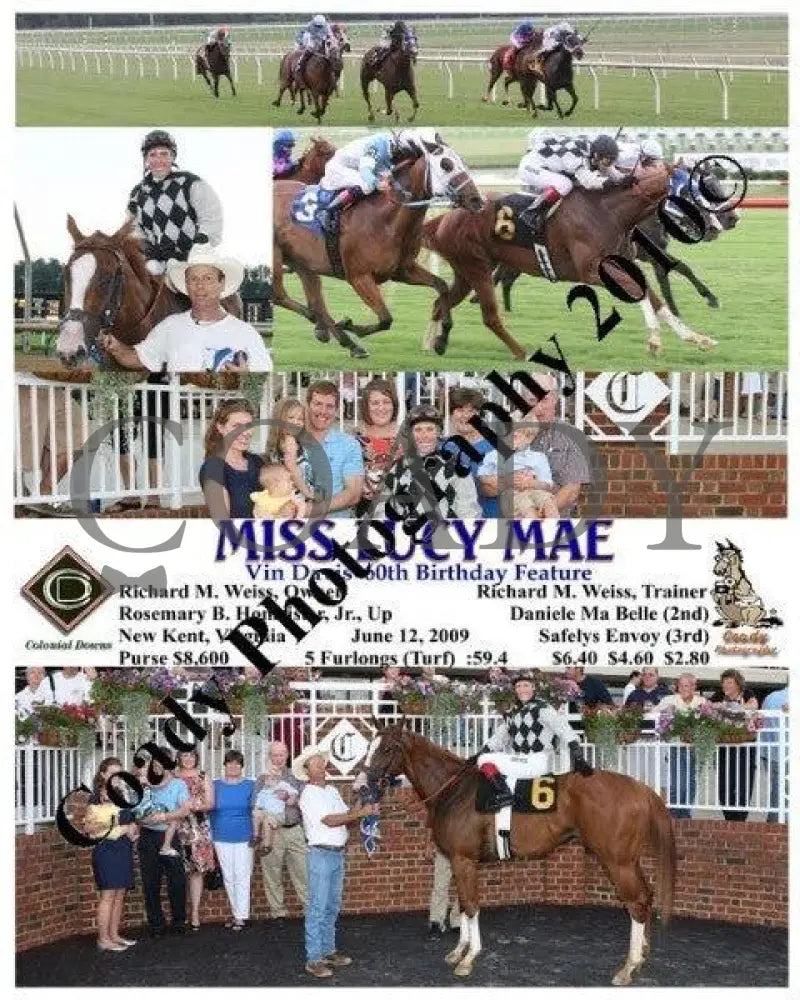 Miss Lucy Mae - Vin Davis 60Th Birthday Feature Colonial Downs
