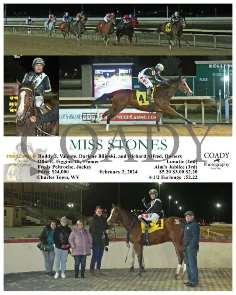 Miss Stones - 02-02-24 R06 Ct Hollywood Casino At Charles Town Races