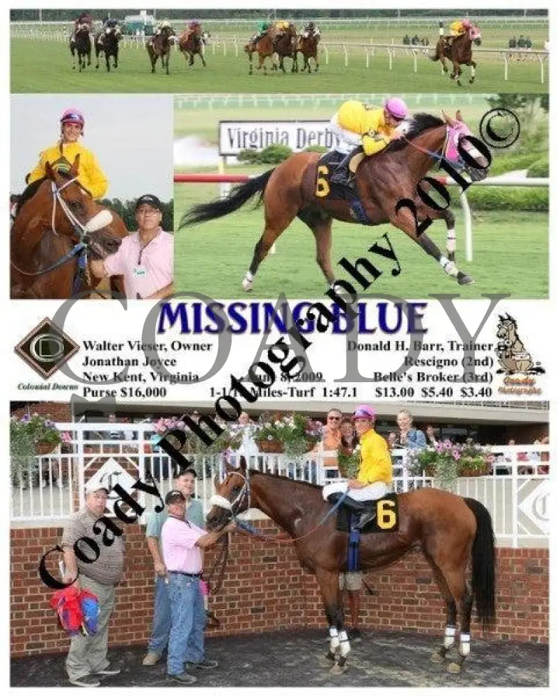 Missing Blue - 6 8 2009 Colonial Downs