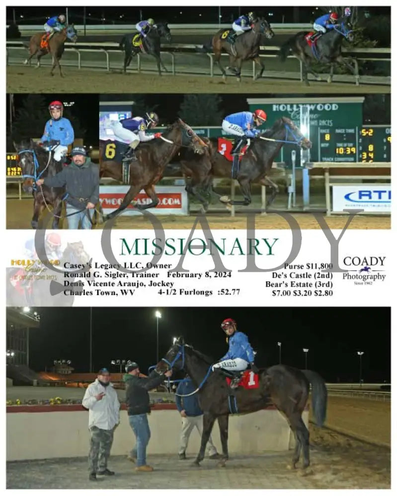 Missionary - 02-08-24 R08 Ct Hollywood Casino At Charles Town Races