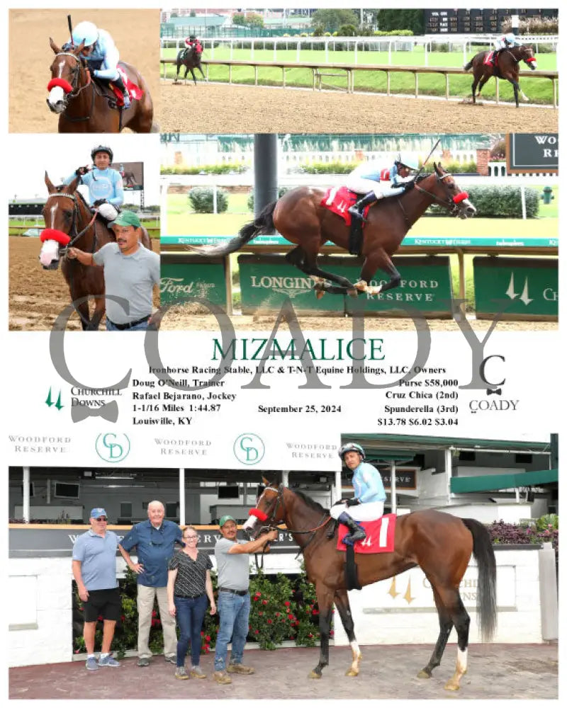 Mizmalice - 09-25-24 R02 Cd Churchill Downs