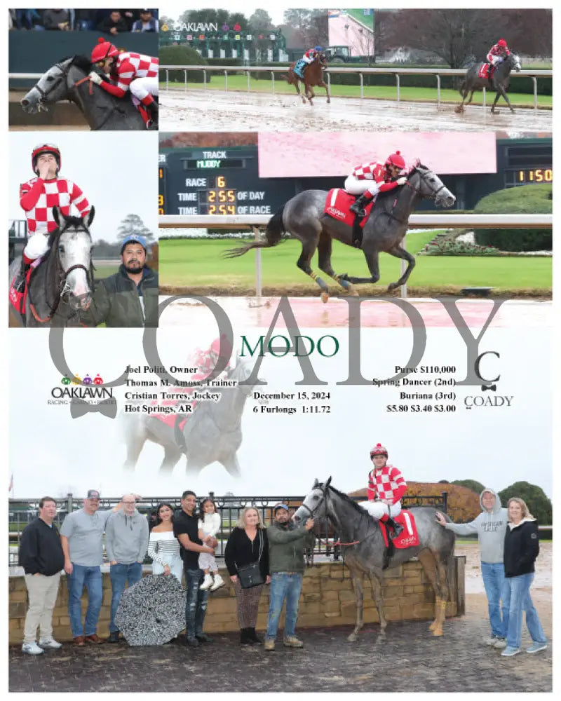 Modo - 12-15-24 R06 Op Oaklawn Park