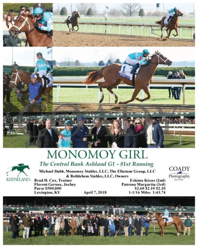 Monomoy Girl - 040718 Race 09 Kee Keeneland