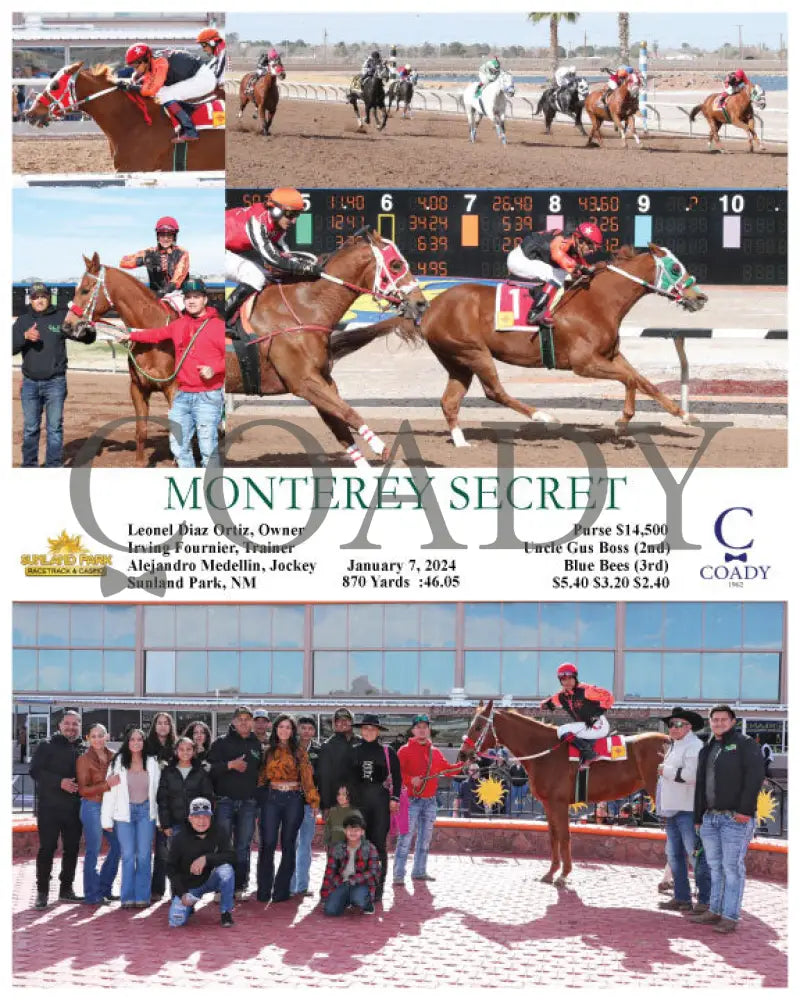 Monterey Secret - 01-07-24 R02 Sun Sunland Park