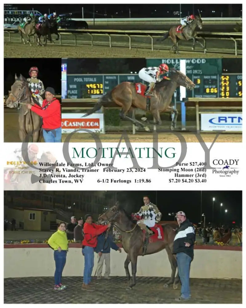 Motivating - 02-23-24 R03 Ct Hollywood Casino At Charles Town Races