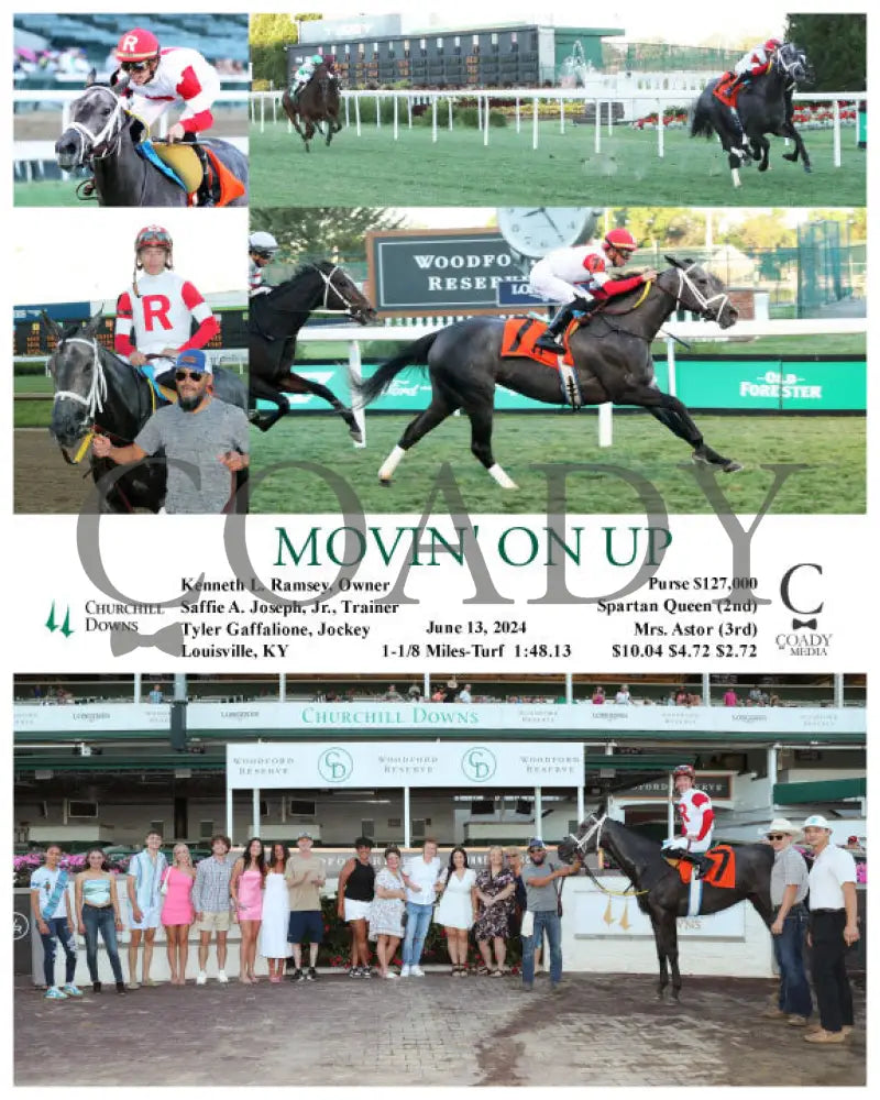 Movin’ On Up - 06-13-24 R08 Cd Churchill Downs