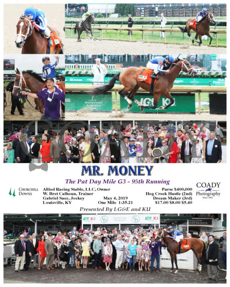 Mr Money - The Pat Day Mile G3 95Th Running 05-04-19 R10 Cd Churchill Downs