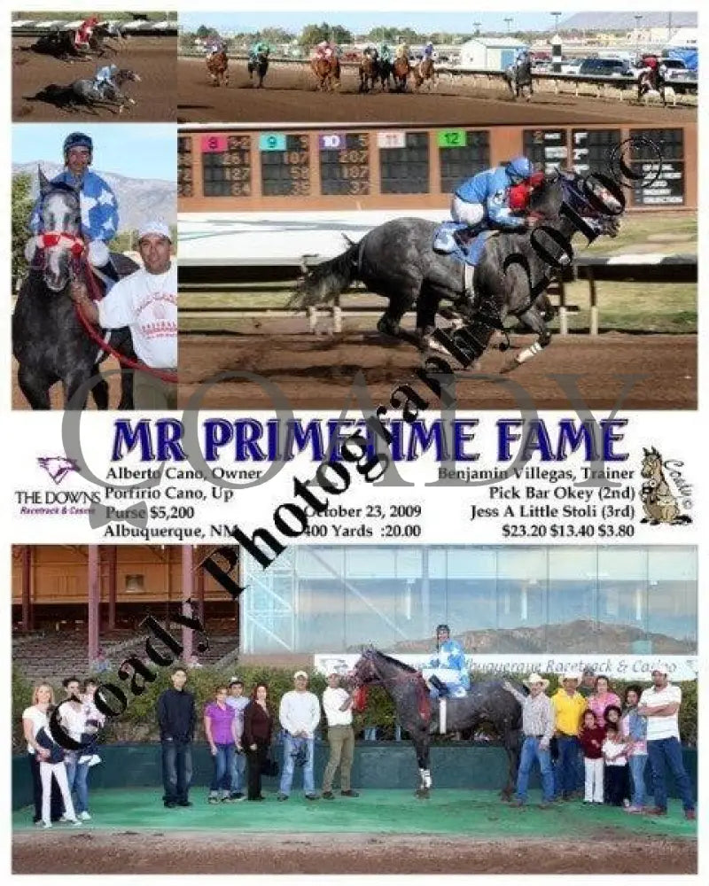 Mr Primetime Fame - 10 23 2009 Downs At Albuquerque