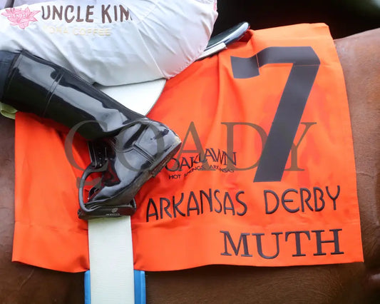 Muth - The 88Th Running Of Arkansas Derby G1 03 - 30 - 24 R12 Op Saddle Towel 01 Oaklawn Park