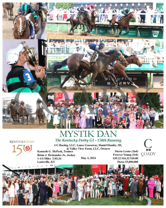 Mystik Dan - The Kentucky Derby G1 150Th Running 05-04-24 R12 Cd Brian Hernandez Churchill Downs