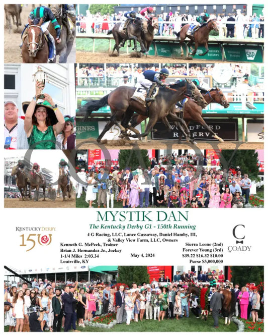 Mystik Dan - The Kentucky Derby G1 150Th Running 05-04-24 R12 Cd Sharilyn S Gasaway Churchill Downs