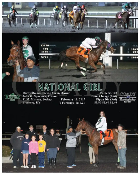 National Girl - 021817 Race 08 Tp Turfway Park
