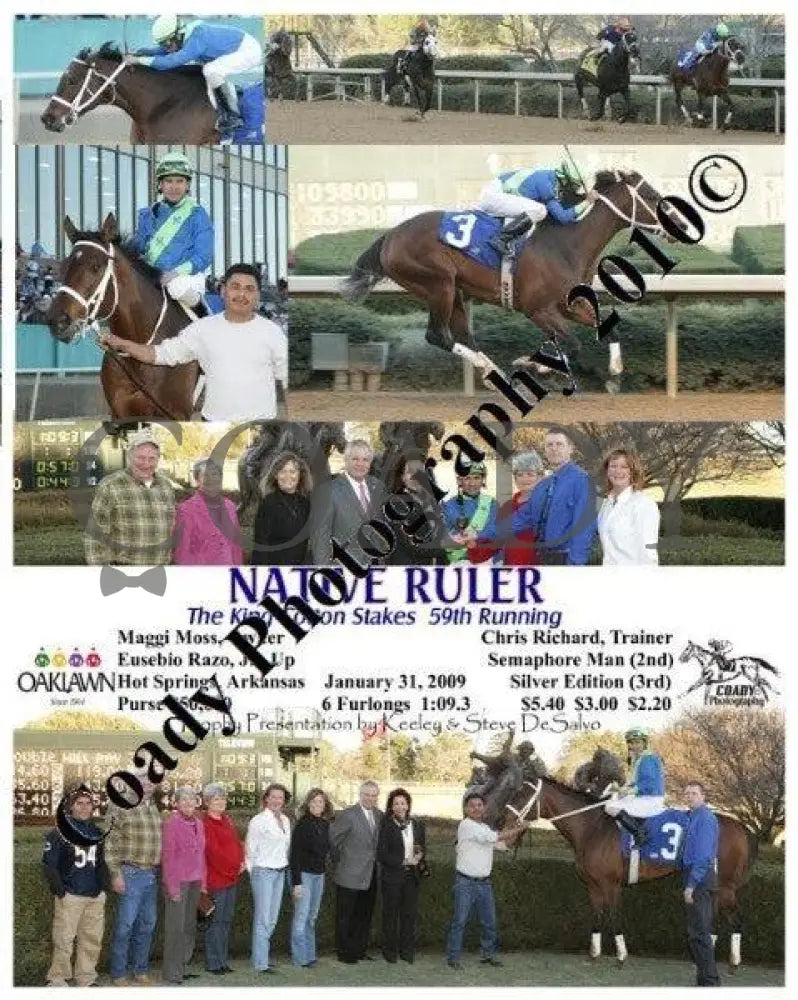 Native Ruler - The King Cotton Stakes 59Th Runn Oaklawn Park