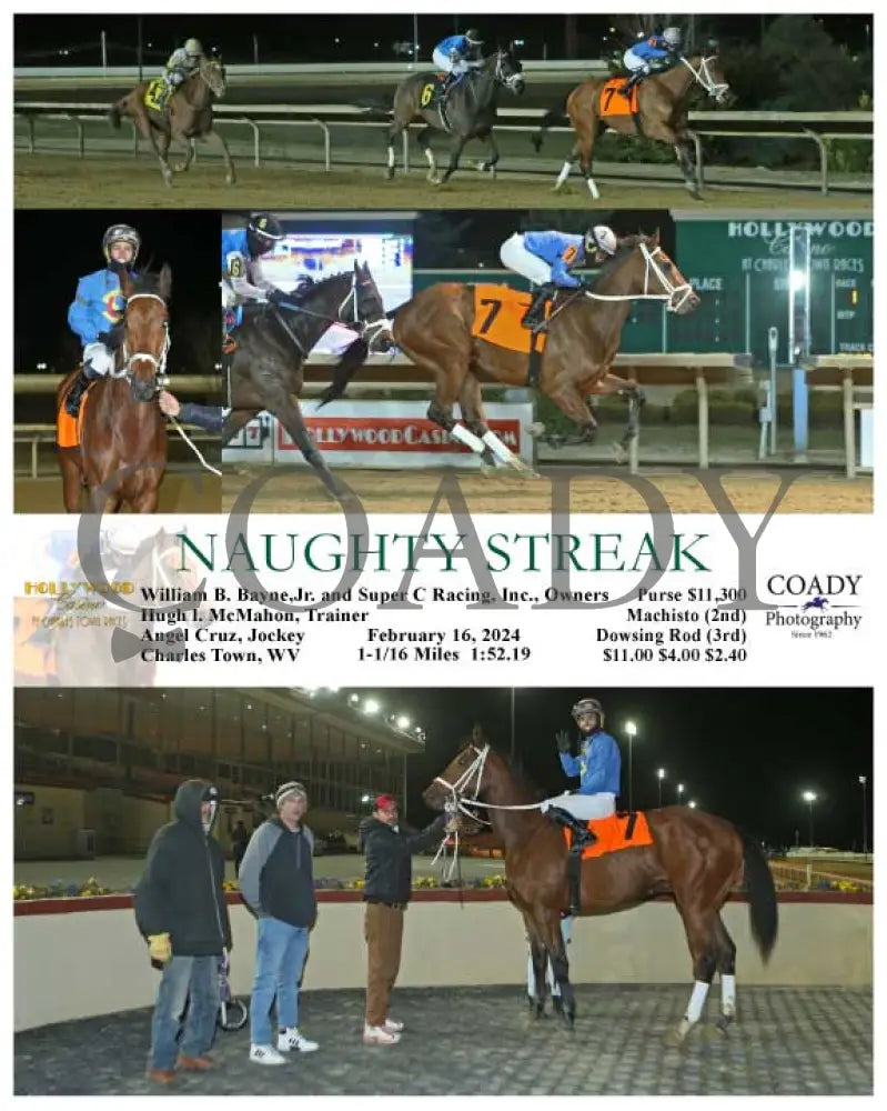 Naughty Streak - 02-16-24 R01 Ct Hollywood Casino At Charles Town Races