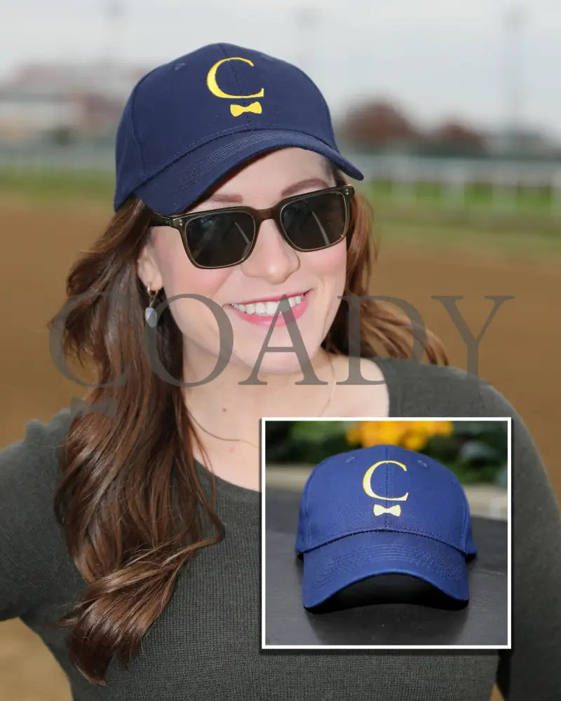 Navy Hat - Yellow Logo 2024