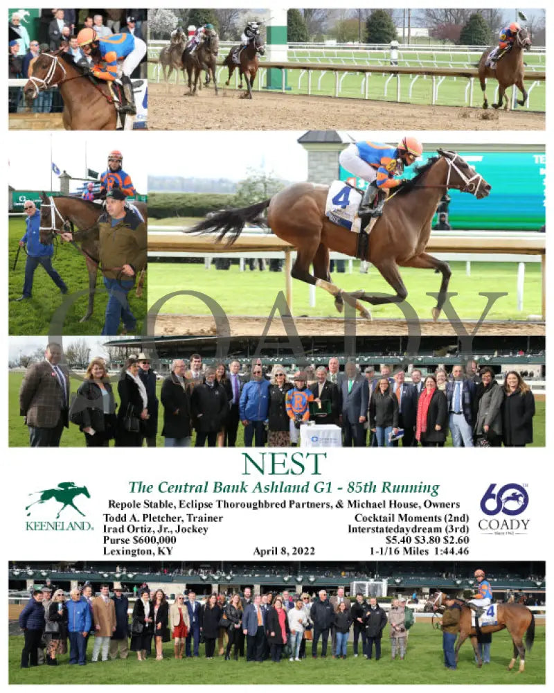 Nest - The Central Bank Ashland 85Th Running G1 04-08-22 R09 Kee Composite Keeneland