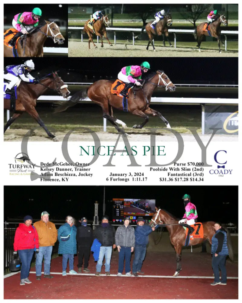 Nice As Pie - 01-03-24 R05 Tp Turfway Park