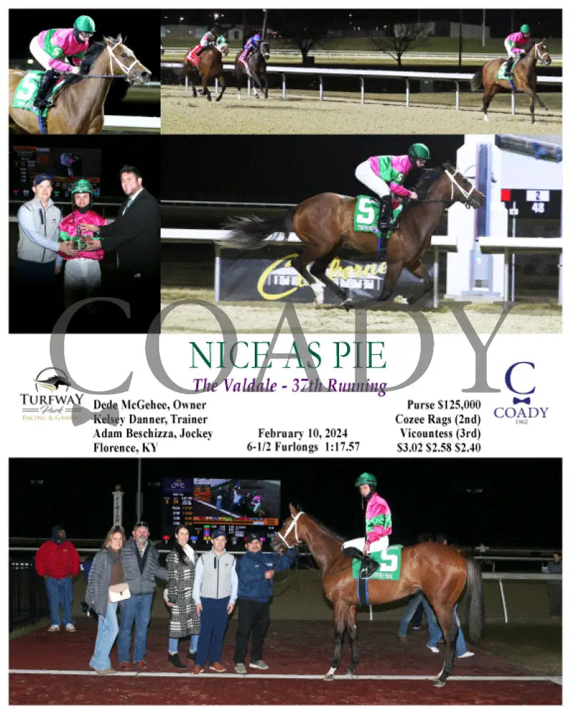 Nice As Pie - The Valdale 37Th Running 02-10-24 R07 Tp Turfway Park