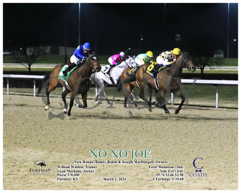 No Joe - 03 - 02 - 24 R08 Tp Action 2 Turfway Park