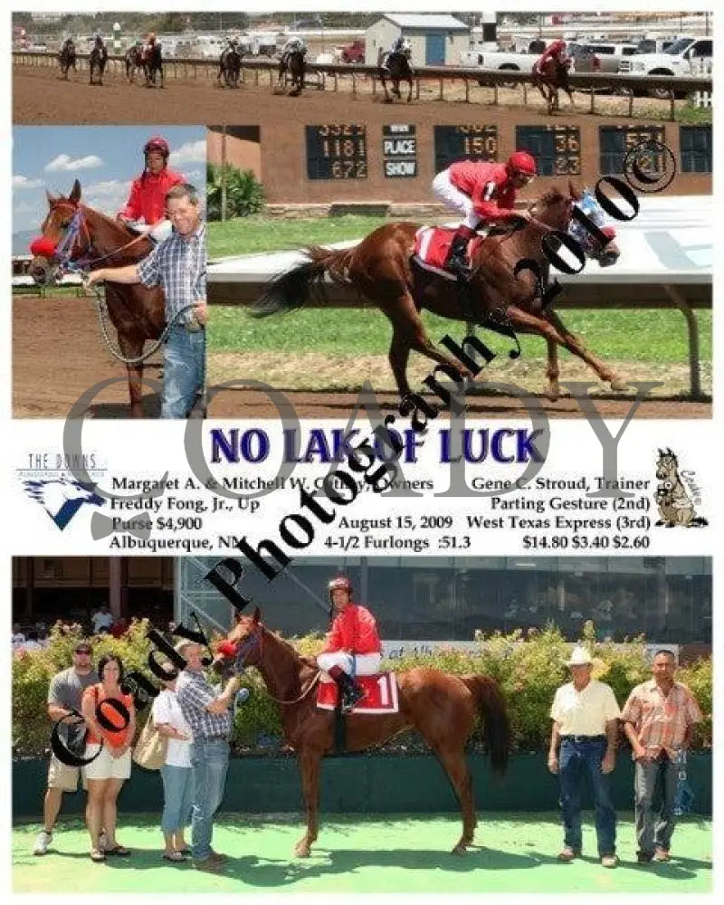 No Lak Of Luck - 8 15 2009 Downs At Albuquerque