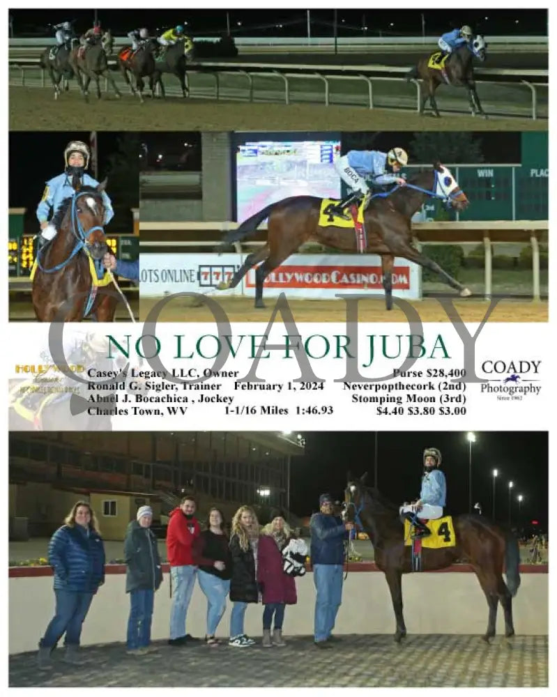 No Love For Juba - 02-01-24 R07 Ct Hollywood Casino At Charles Town Races