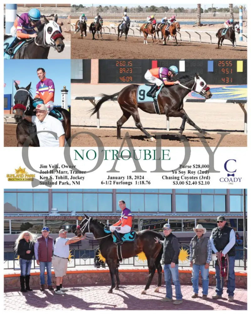 No Trouble - 01-18-24 R01 Sun Sunland Park