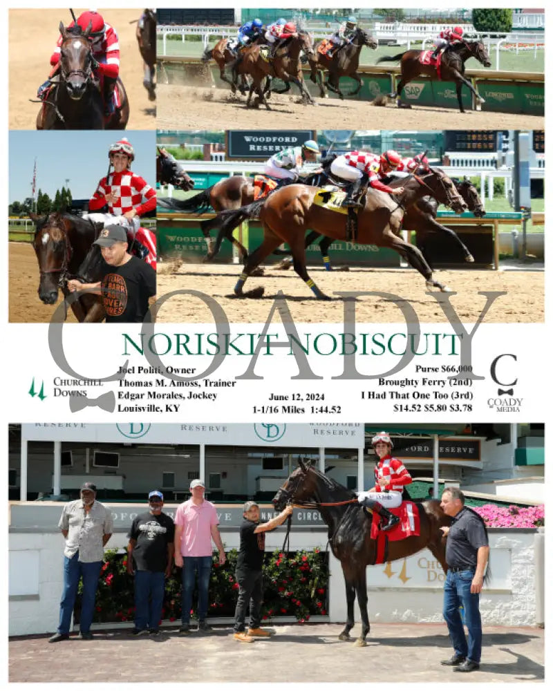 Noriskit Nobiscuit - 06-12-24 R06 Cd Churchill Downs