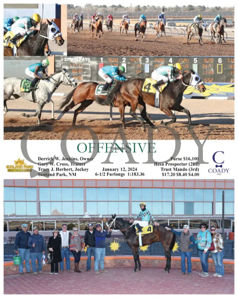 Offensive - 01-12-24 R09 Sun Sunland Park