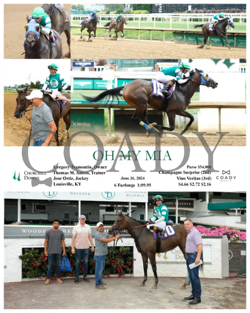 Oh My Mia - 06-26-24 R06 Cd Churchill Downs