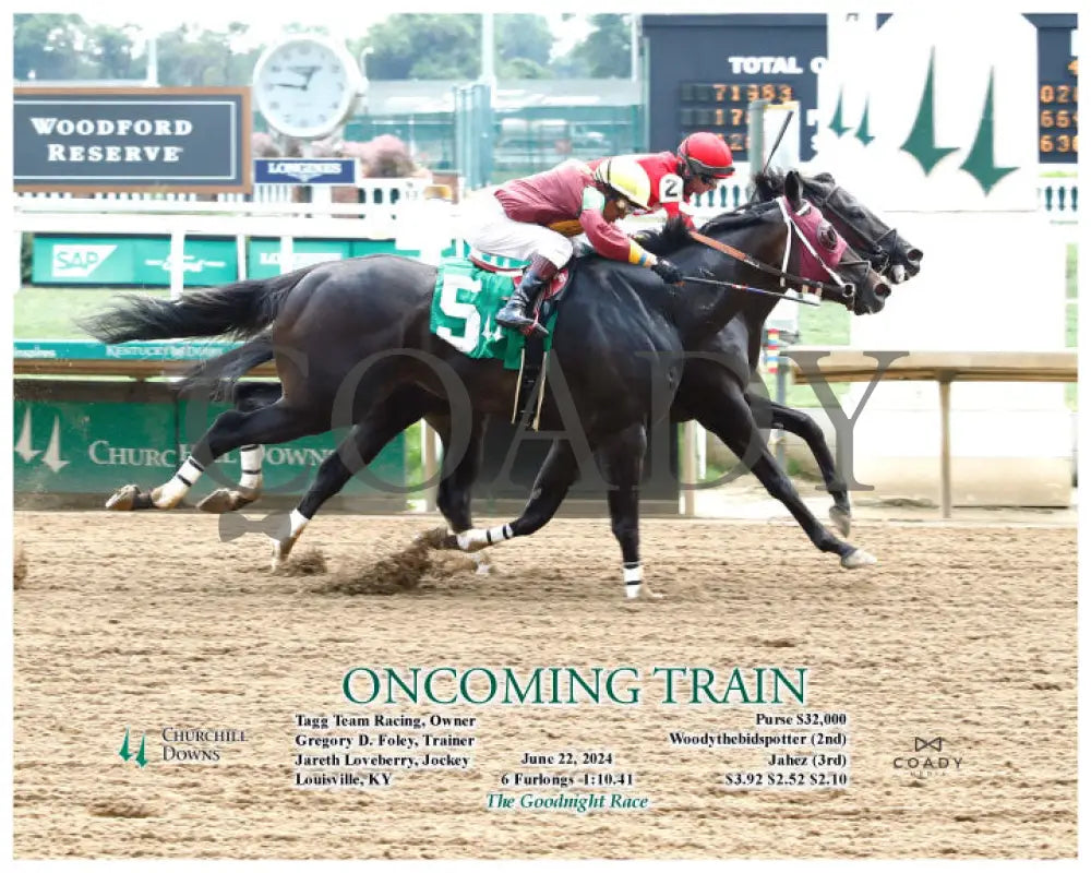 Oncoming Train - 06-22-24 R01 Cd Action Churchill Downs