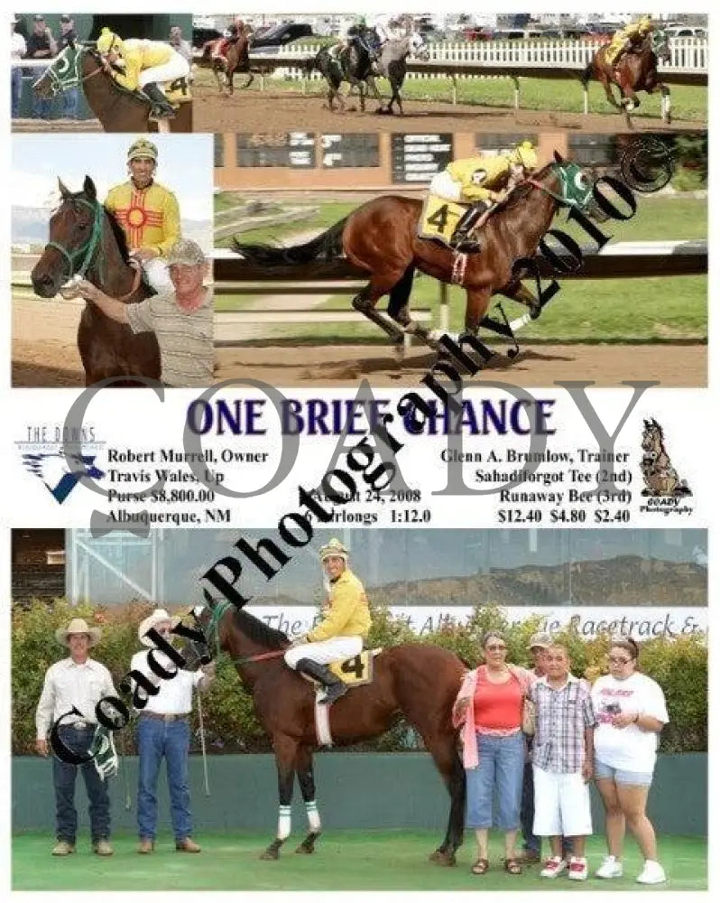 One Brief Chance - 8 24 2008 Downs At Albuquerque