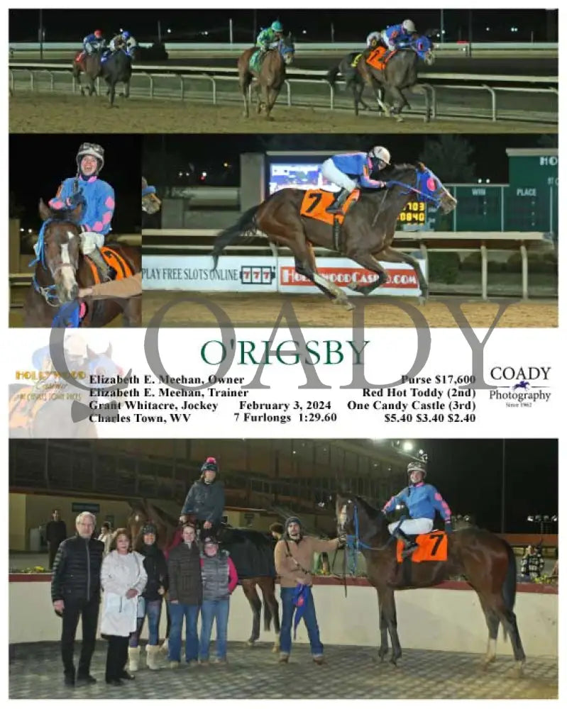 O’rigsby - 02-03-24 R03 Ct Hollywood Casino At Charles Town Races