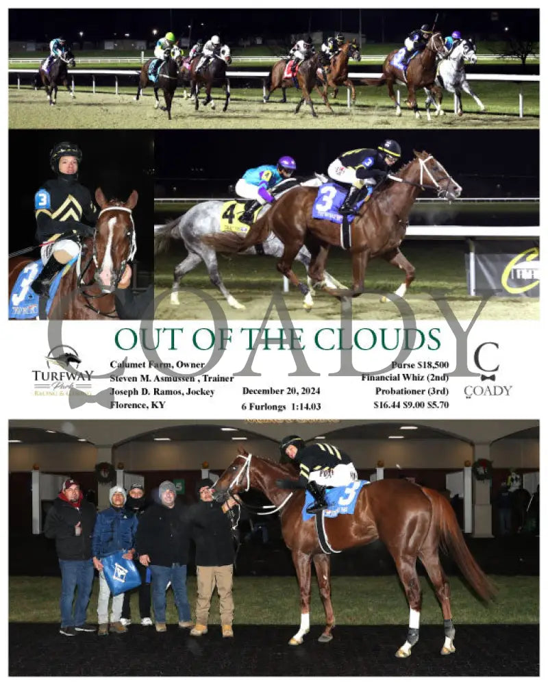 Out Of The Clouds - 122024 Race 01 Tp Turfway Park