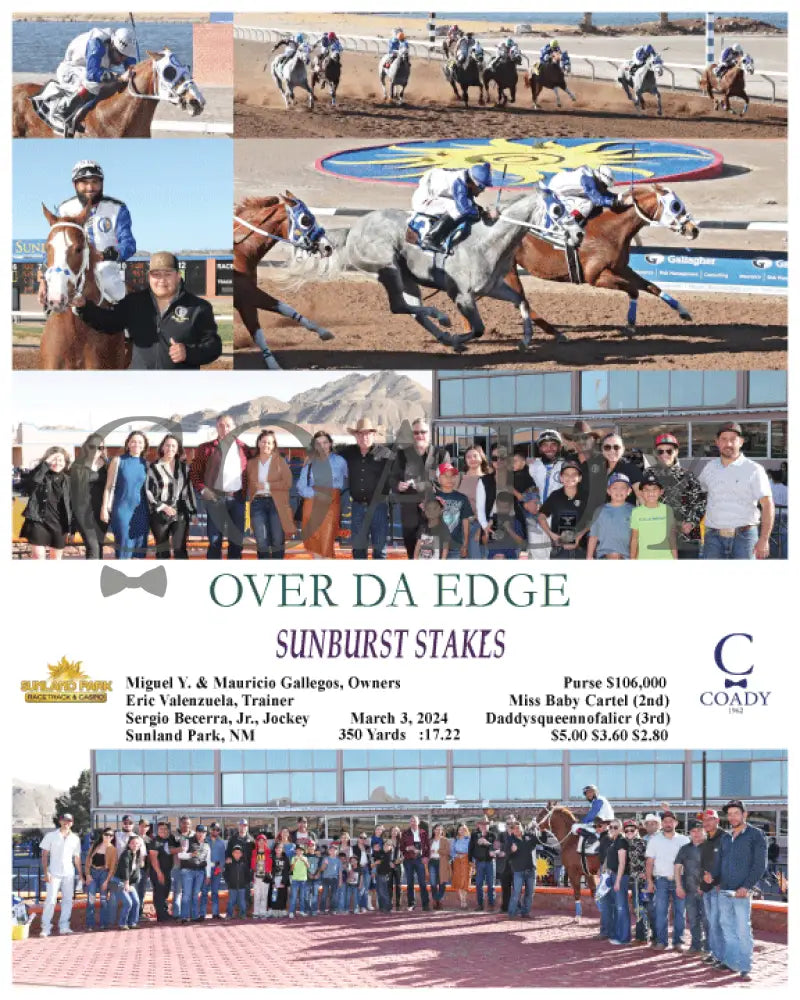 Over Da Edge - Sunburst Stakes 03 - 03 - 24 R09 Sun Sunland Park