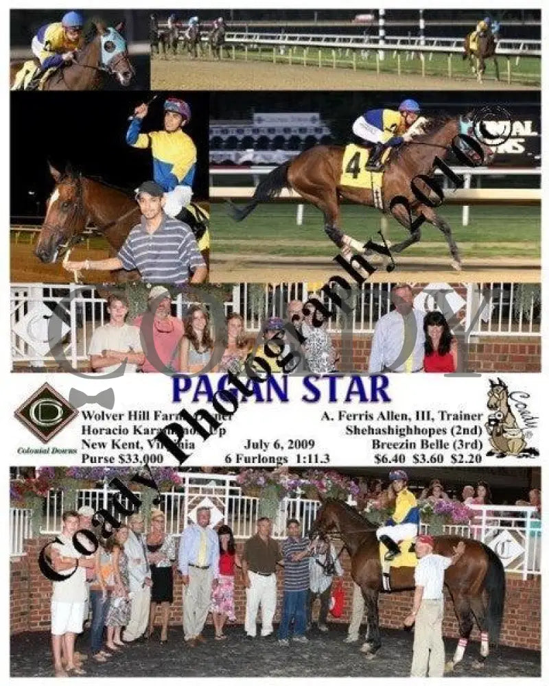 Pagan Star - 7 6 2009 Colonial Downs