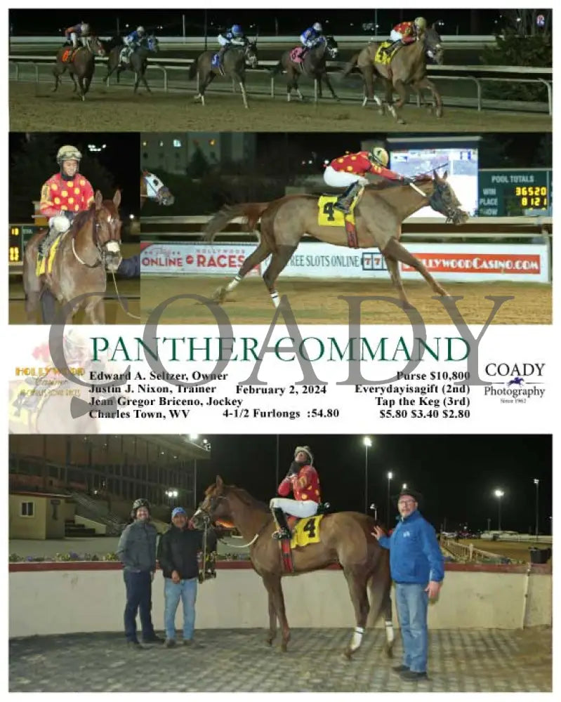 Panther Command - 02-02-24 R03 Ct Hollywood Casino At Charles Town Races