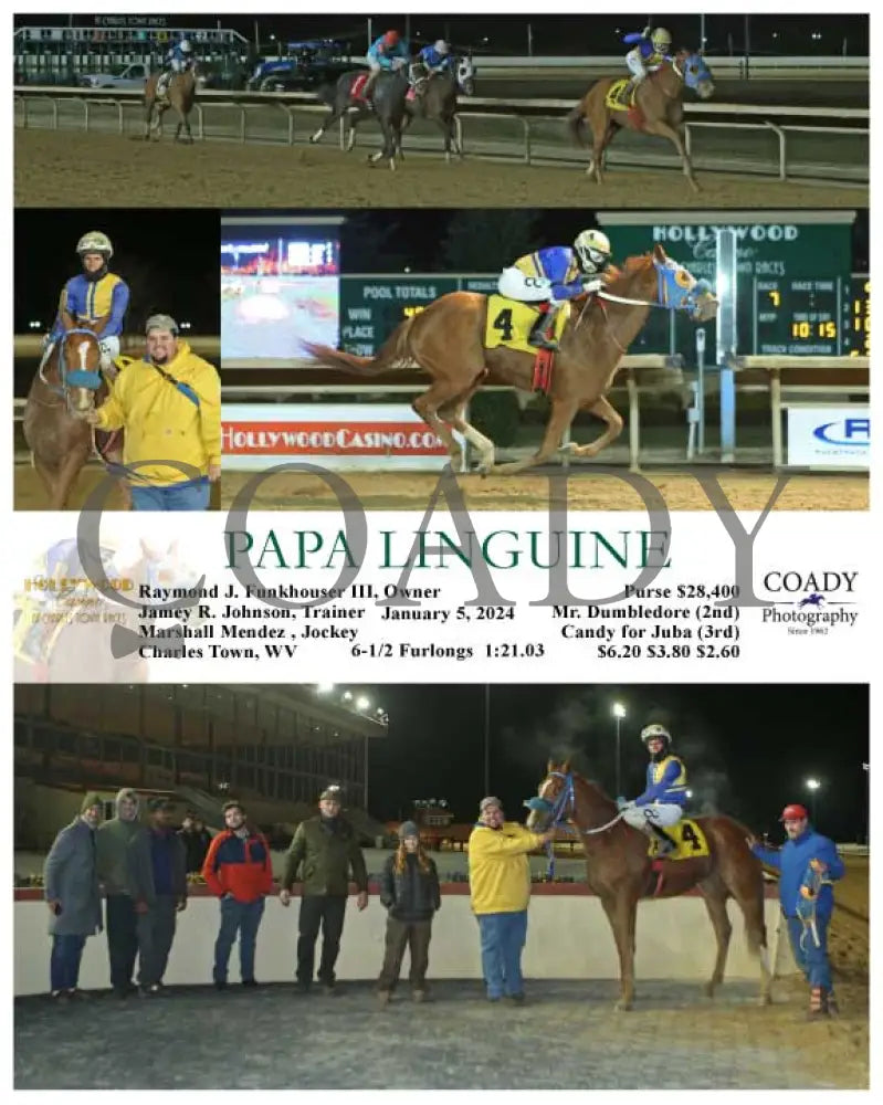 Papa Linguine - 01-05-24 R07 Ct Hollywood Casino At Charles Town Races