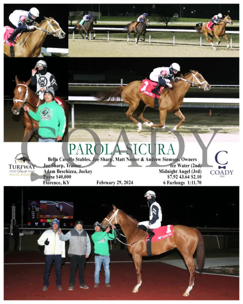 Parola Sicura - 02-29-24 R06 Tp Turfway Park