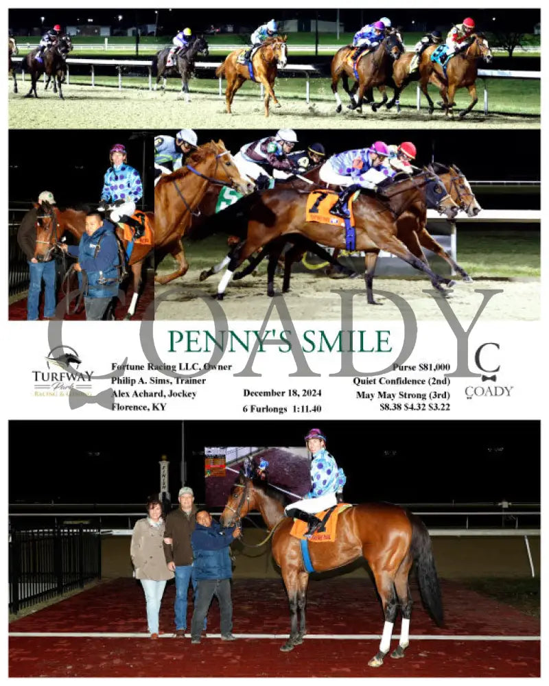 Penny’s Smile - 121824 Race 08 Tp Turfway Park