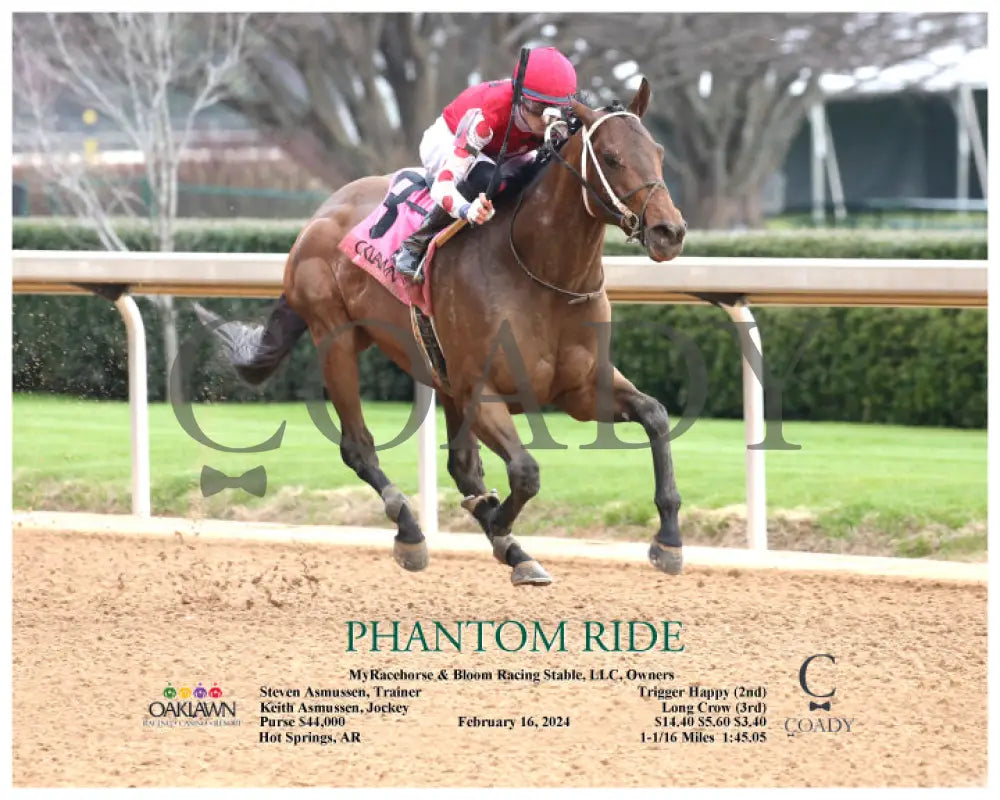 Phantom Ride - 02-16-24 R06 Op Action 04 Oaklawn Park