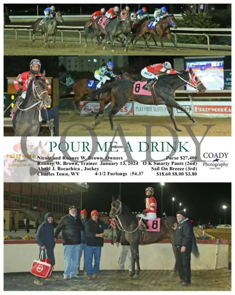 Pour Me A Drink - 01-13-24 R07 Ct Hollywood Casino At Charles Town Races