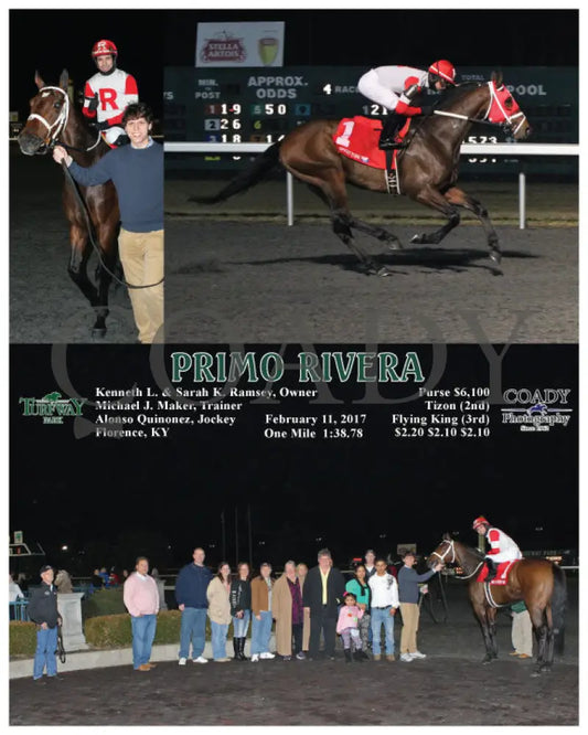 Primo Rivera - 021117 Race 04 Tp Turfway Park