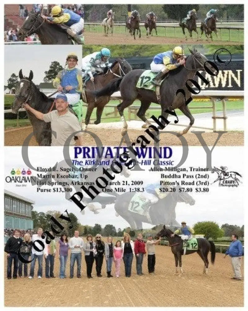 Private Wind - The Kirkland Over-The-Hill Classi Oaklawn Park