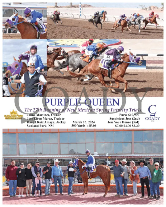 Purple Queen - The 27Th Running Of New Mexican Spring Futurity Trials 03 - 16 - 24 R09 Sun Sunland