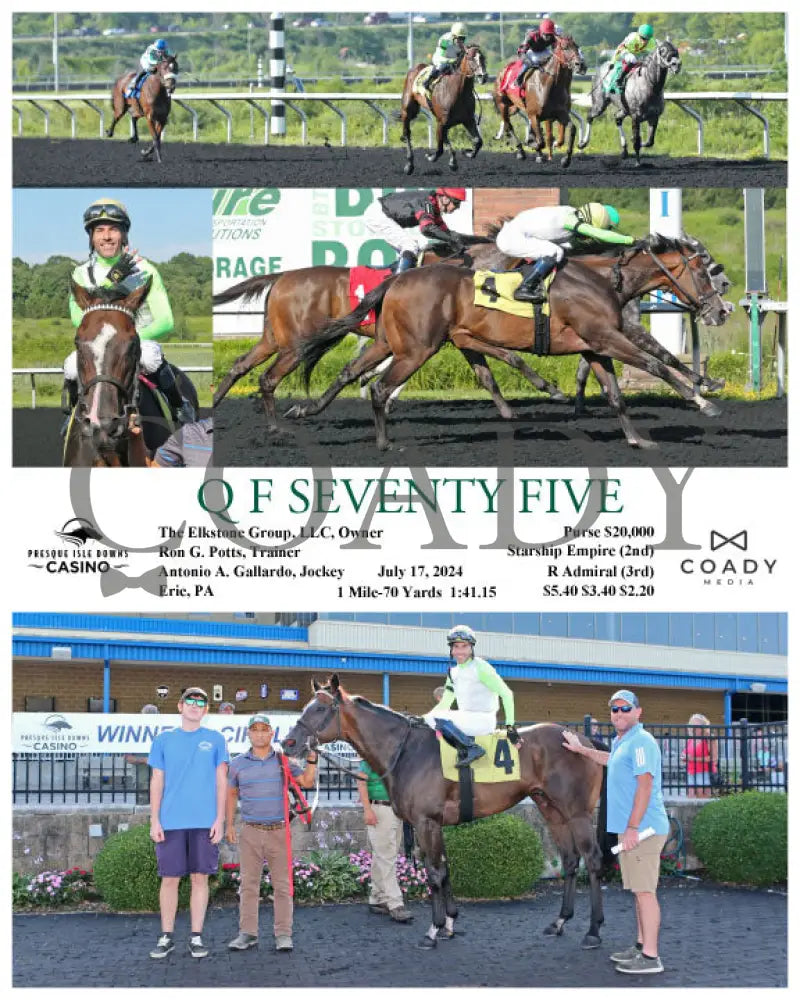 Q F Seventy Five - 07-17-24 R07 Pid Presque Isle Downs