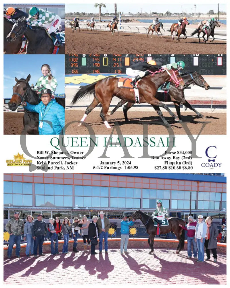 Queen Hadassah - 01-05-24 R04 Sun Sunland Park