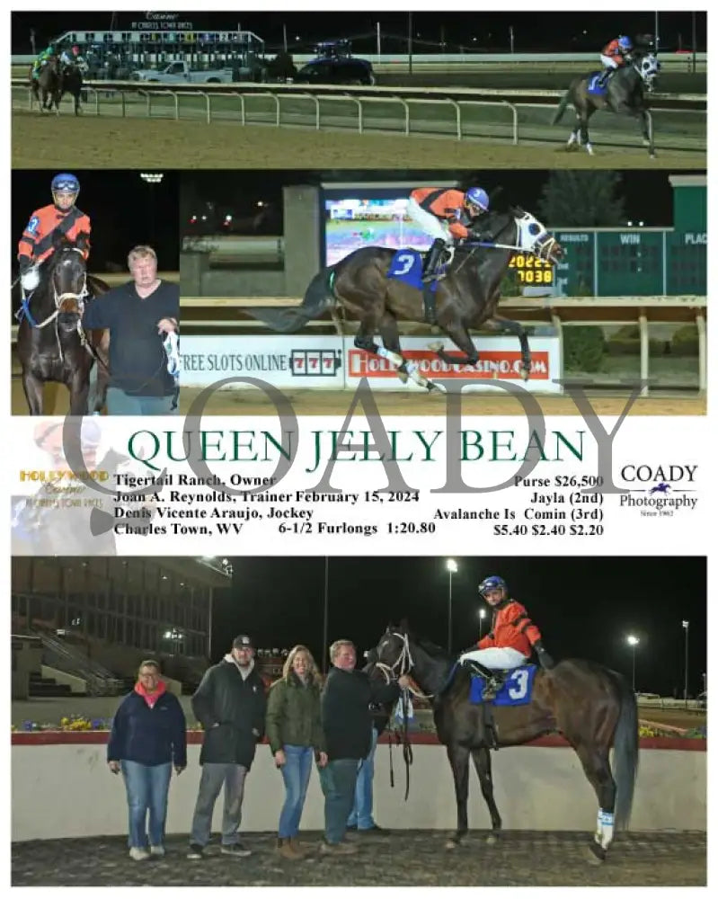 Queen Jelly Bean - 02-15-24 R01 Ct Hollywood Casino At Charles Town Races