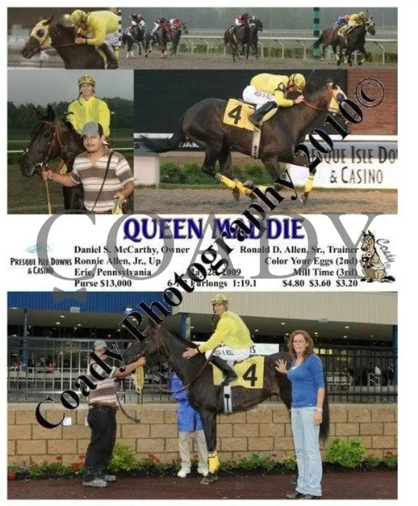 Queen Maddie - 5 28 2009 Presque Isle Downs