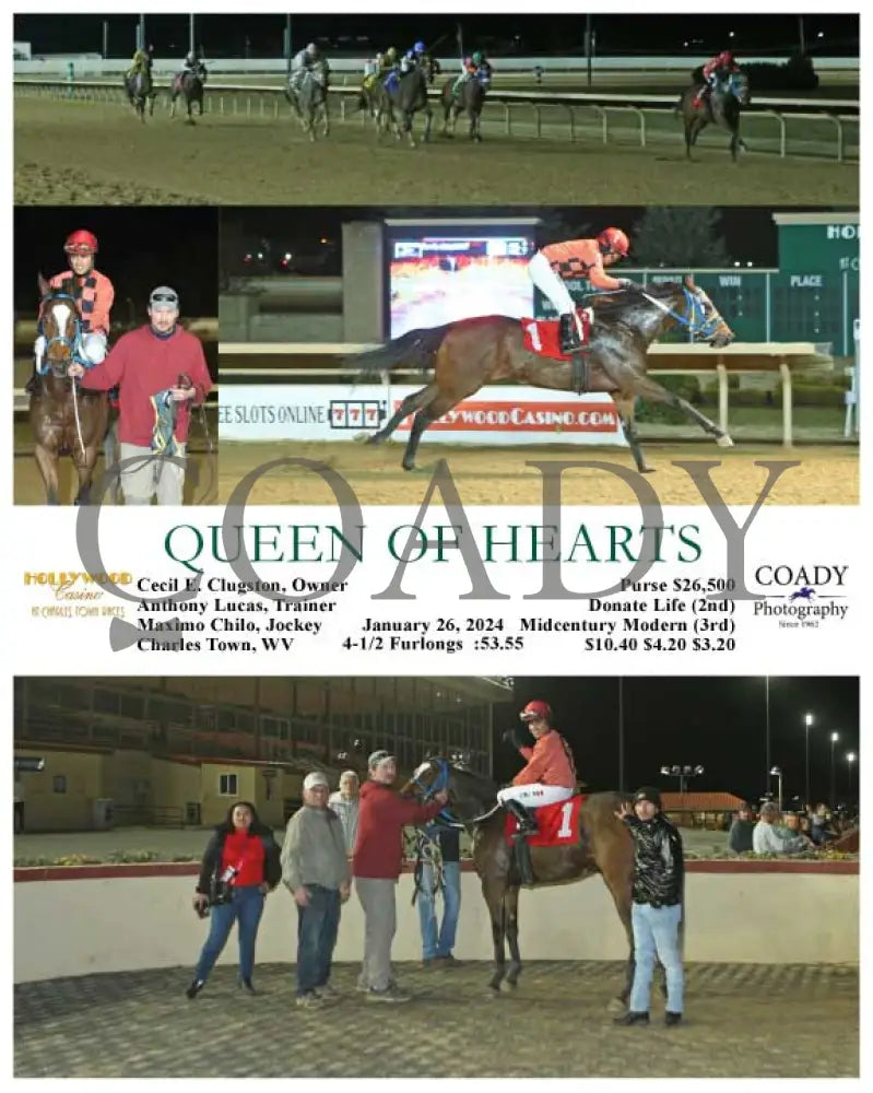 Queen Of Hearts - 01-26-24 R06 Ct Hollywood Casino At Charles Town Races