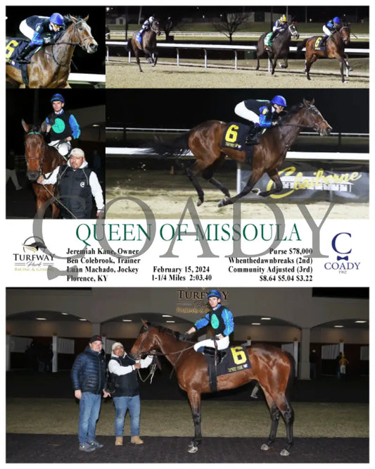Queen Of Missoula - 02-15-24 R07 Tp Turfway Park